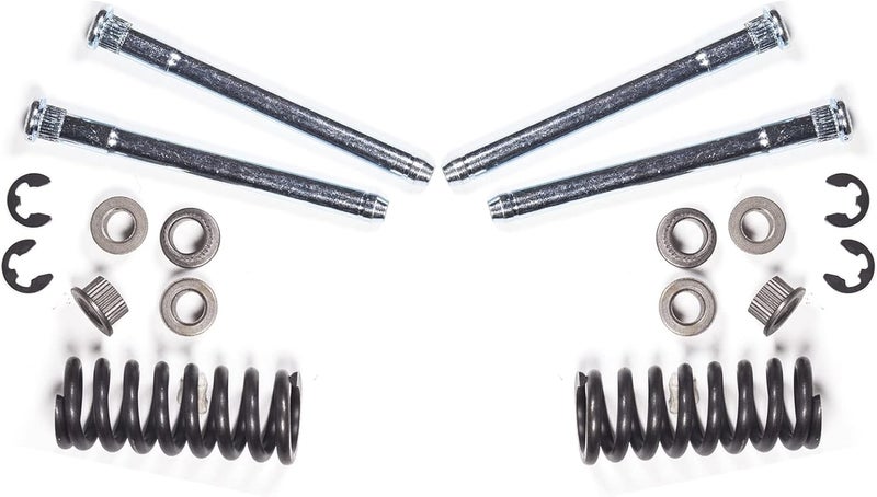 JSDAN Store 703-265 93356553 Front or Rear Door Hinge Pin and Spring&Bushing Repair/Rebuild Kit Compatiable With 1994-2004 Chevy Chevrolet Blazer S10 S15 GMC Jimmy Sonoma Olds Bravada(2Set) - Image 1